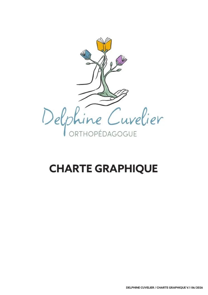 La charte graphique, huit pages A4 : palette, déclinaisons, règles d'usage et interdits.